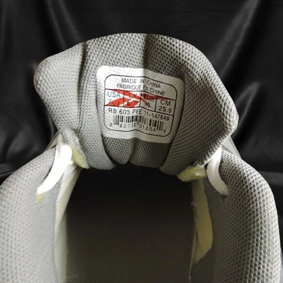 Reebok Shoes Mens Size 7.5 Walkway DMX Foam Walking Shoe White Carbon Sneakers - Picture 7 of 8